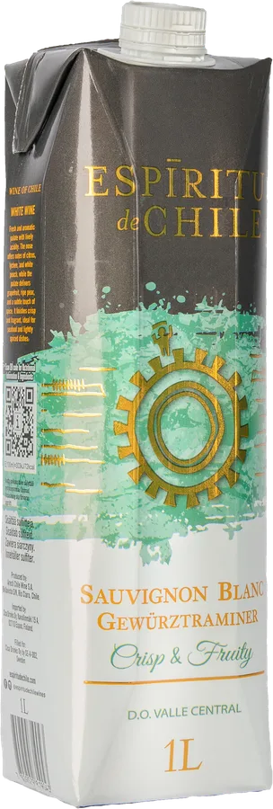 Espiritu de Chile Sauvignon Blanc Gewurztraminer 2025 kartonkitölkki
