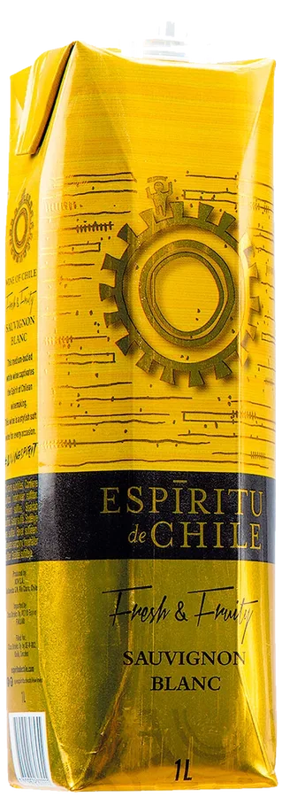Espiritu de Chile Fresh & Fruity Sauvignon Blanc kartonkitölkki